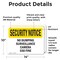 Signmission No Dumping Surveillance Camera $50 Fine OSHA Security Notice Sign, Vinyl Decal, 14in x 10in, 2PK OS-2PACK-SN-D-1014-L-11494 - alternate 4